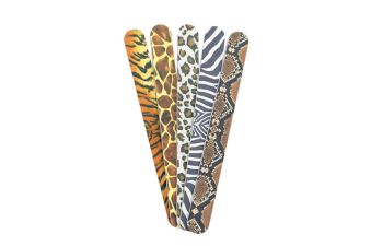 Pack 5 limas acolchadas · Animal Print