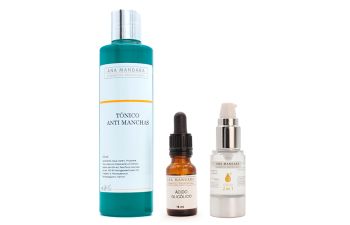 Pack Antimanchas | Tónico · Glicólico · Sérum 2 en 1