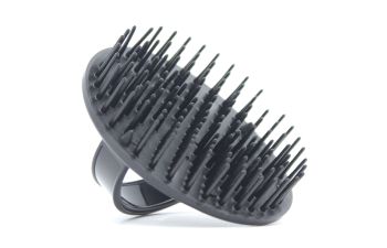 Cepillo masajeador de cabello negro