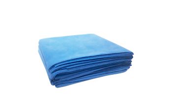 Sábana desechable cubrecamillas azul | 5 uds