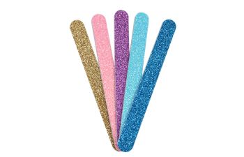 Pack 5 limas acolchadas · Purpurina