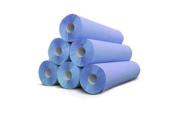 Papel de camilla azul | 6 Uds · Sin Precortar