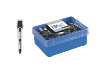 Caja Pinzas de Metal | 120 Uds